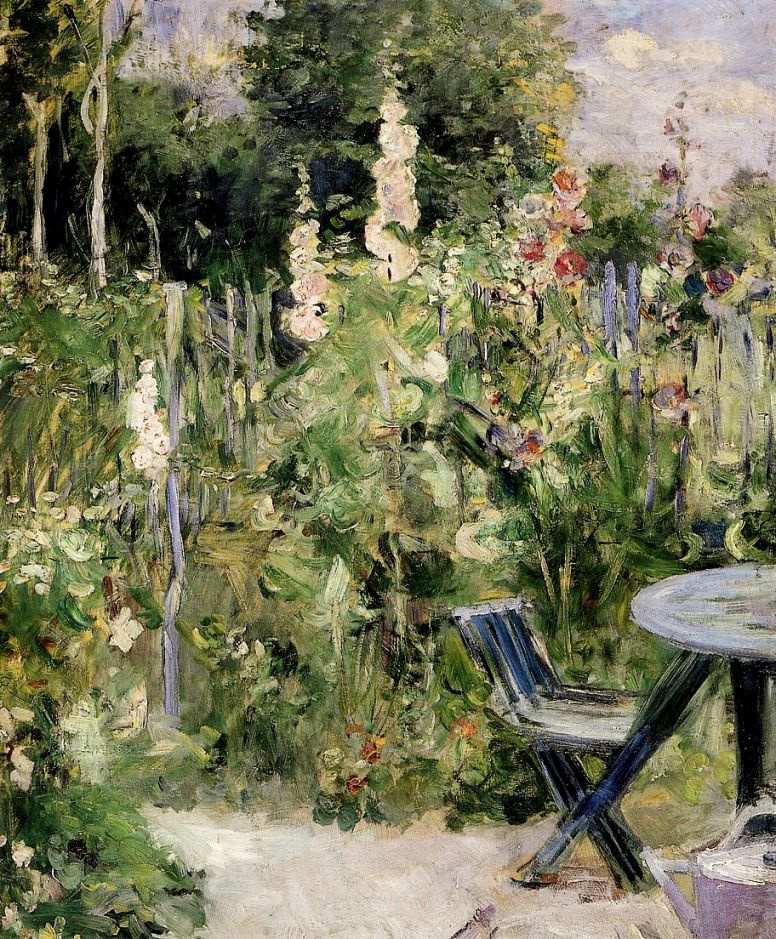 Berthe Morisot. The roses in the garden