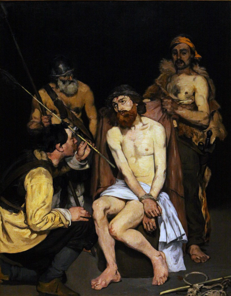 Edouard Manet. Jesus, tormented by soldiers (Reproach of Christ)