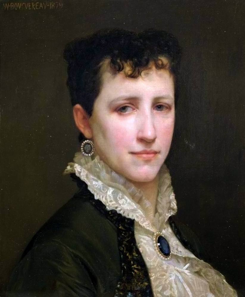 William-Adolphe Bouguereau. Portrait of miss Elizabeth Gardner