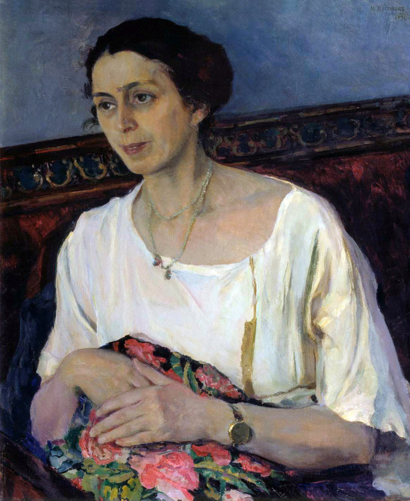 Mikhail Vasilyevich Nesterov. Portrait Of E. P. Razumova