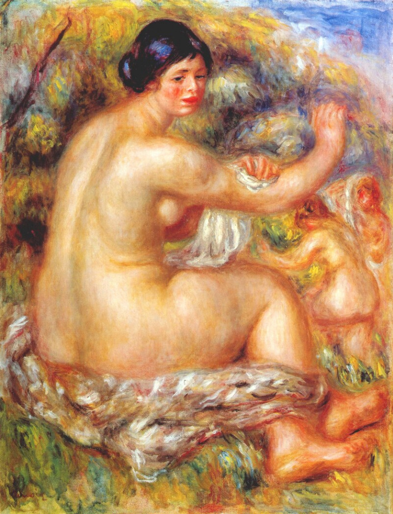 Pierre-Auguste Renoir. After swimming
