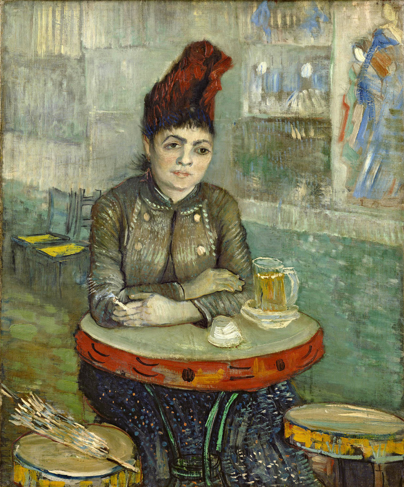 Vincent van Gogh. Agostina Segatori in the cafe "Tambourine"