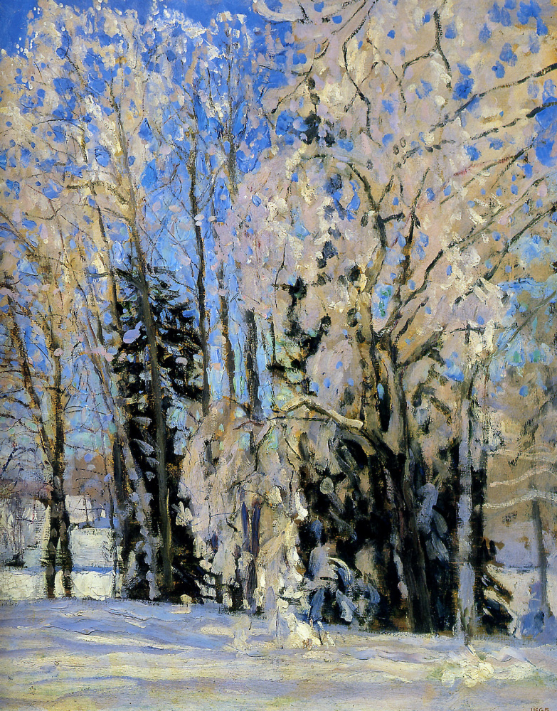 Stanislav Yulianovich Zhukovsky. The fresh fallen snow. Fragment