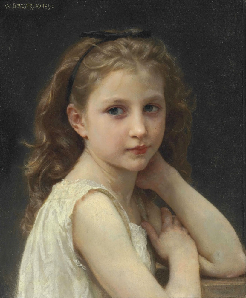 William-Adolphe Bouguereau. The girl's head