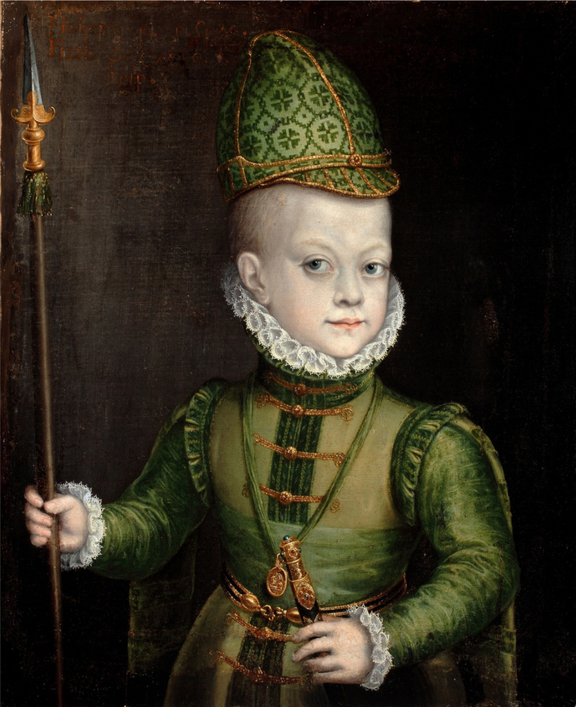 Sofonisba Anguissola. Portrait of a boy dressed as a Spanish nobleman