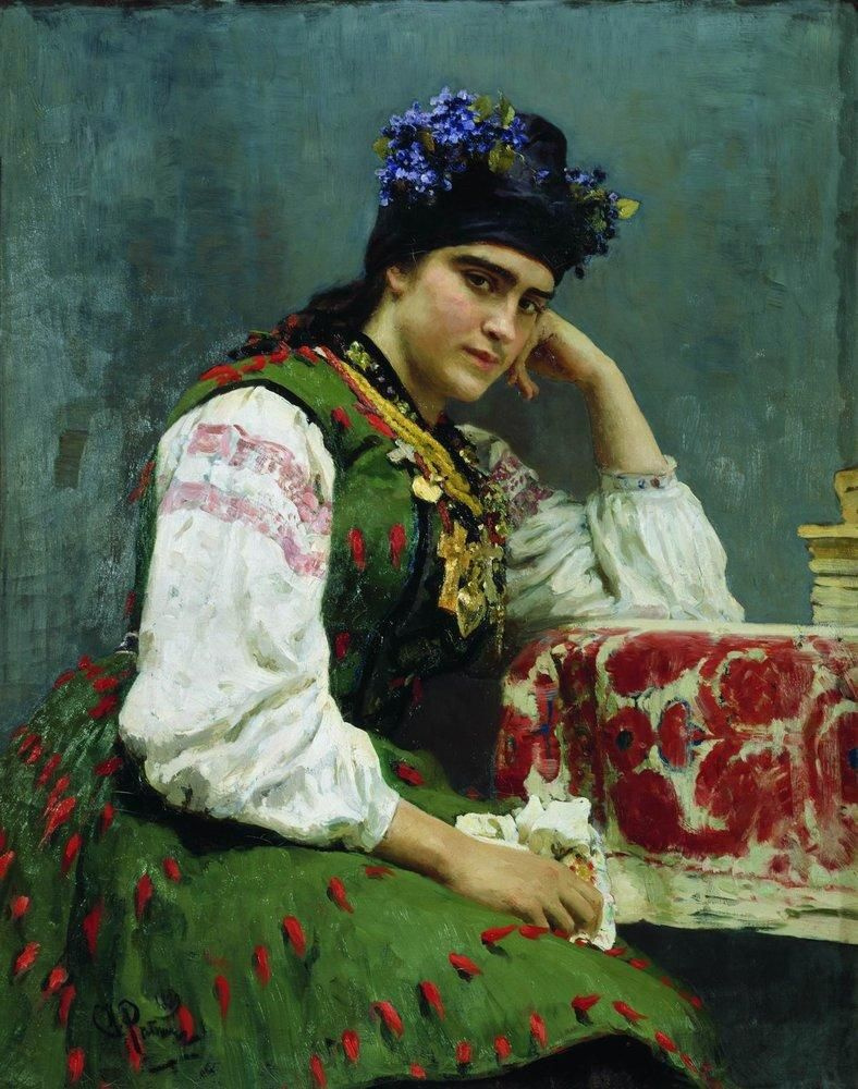 Ilya Efimovich Repin. Portrait Of S. M. Dragomirova