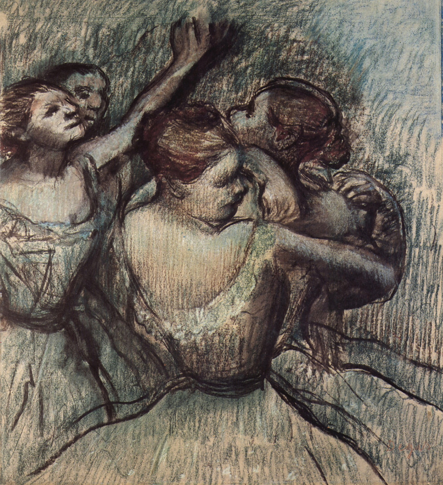 Edgar Degas. Four ballerinas