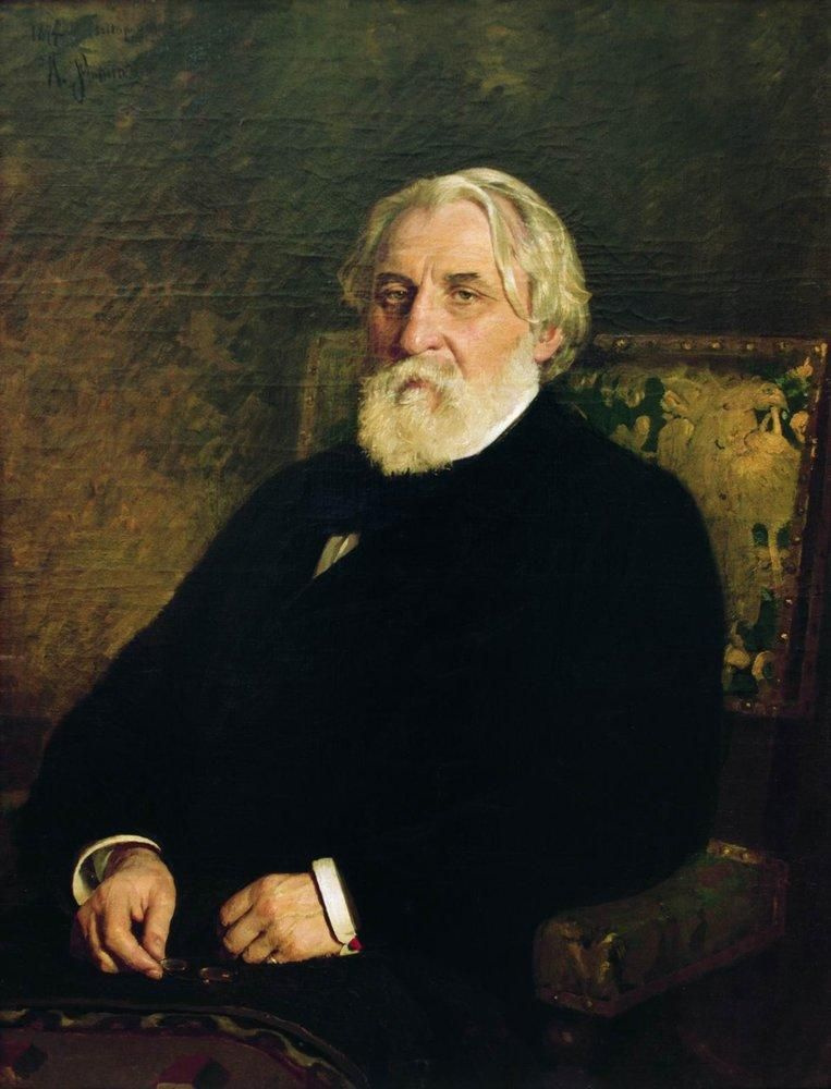 Ilya Efimovich Repin. Portrait of the writer IS. Turgenev