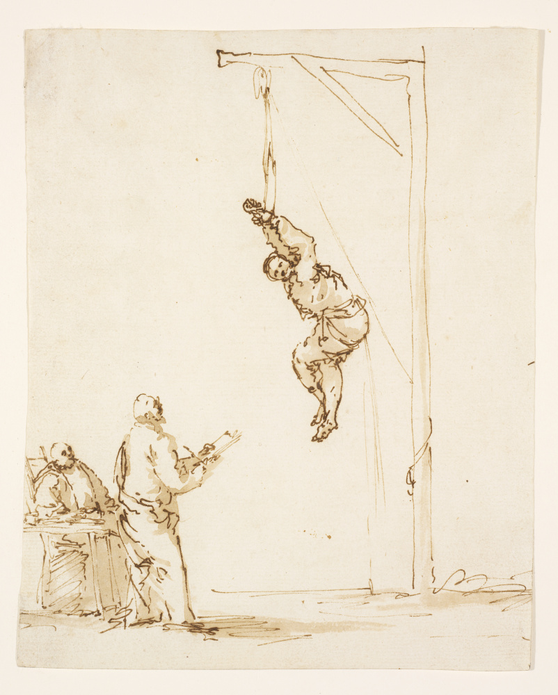 Jose de Ribera. Szene der Inquisition