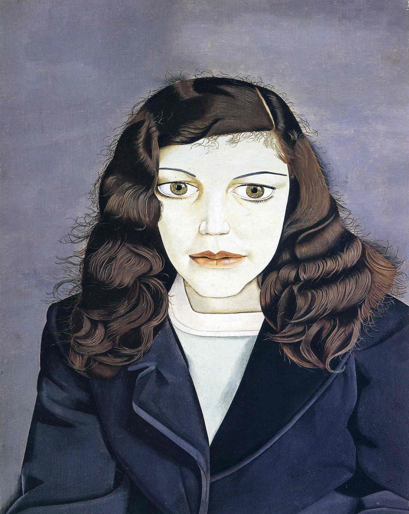 Lucien Freud. Girl in a dark coat