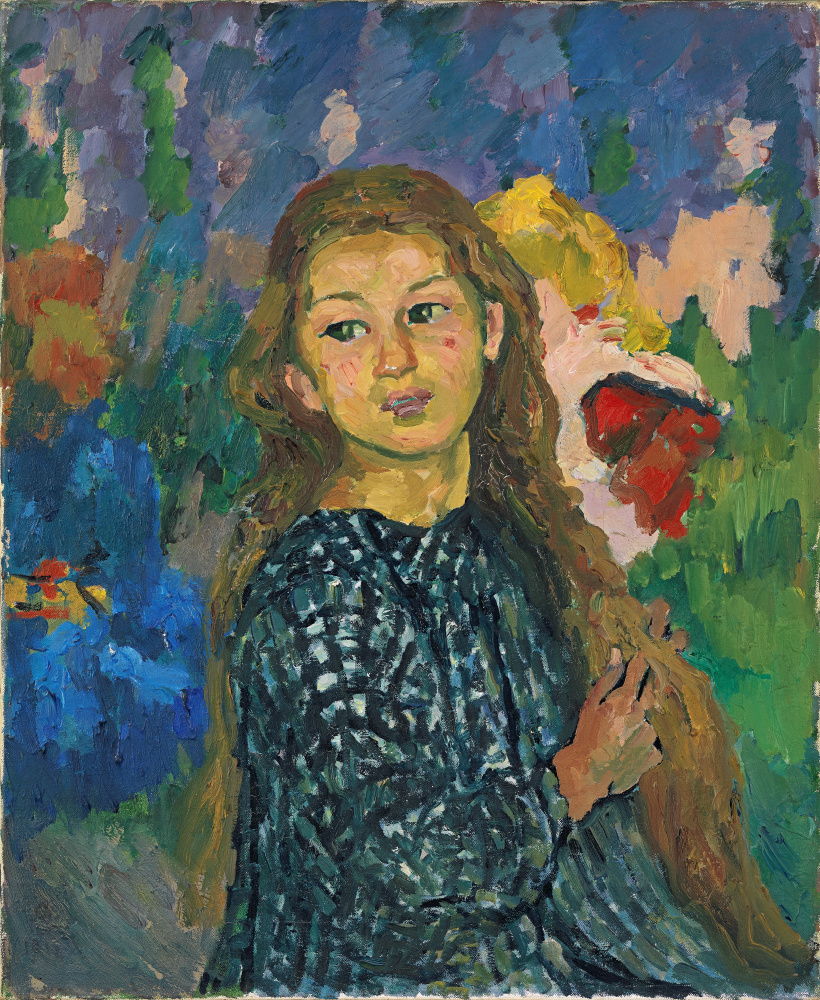 Giovanni Giacometti. The Portrait Of Ottilie Giacometti