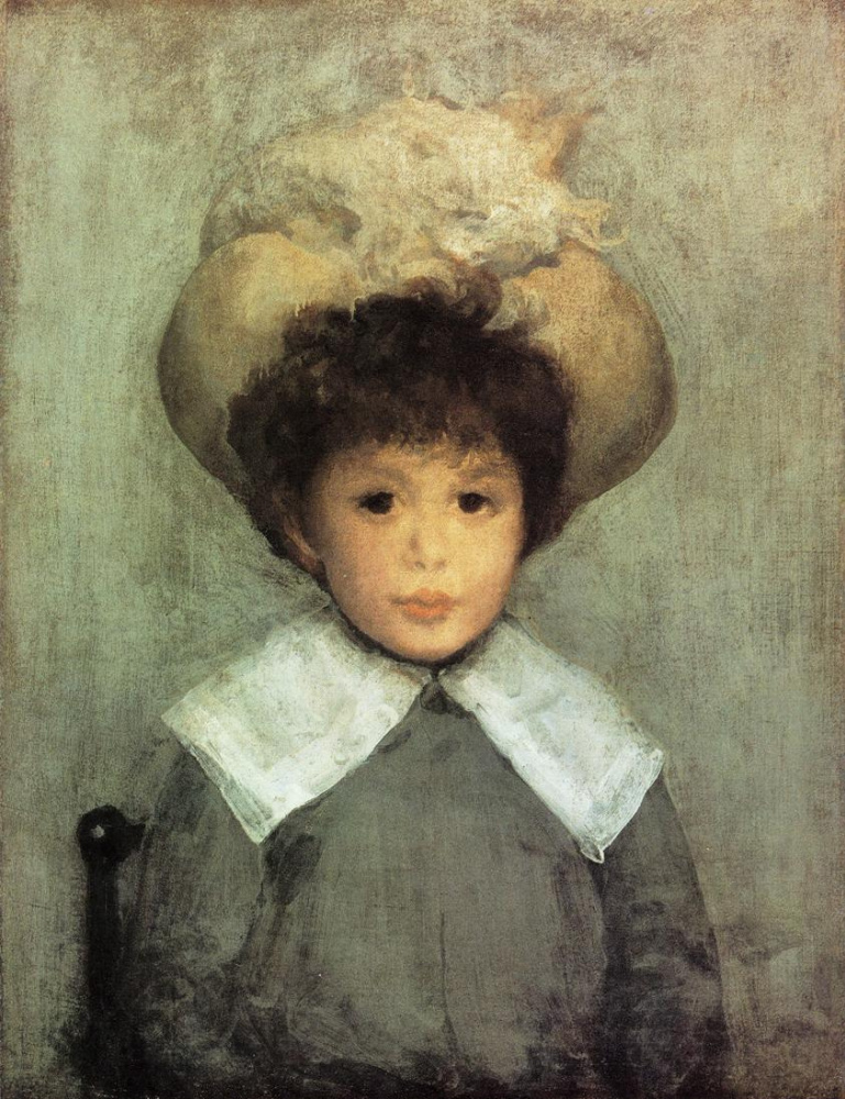 James Abbot McNeill Whistler. Arrangement in grey: Portrait of master Stephen Manuel