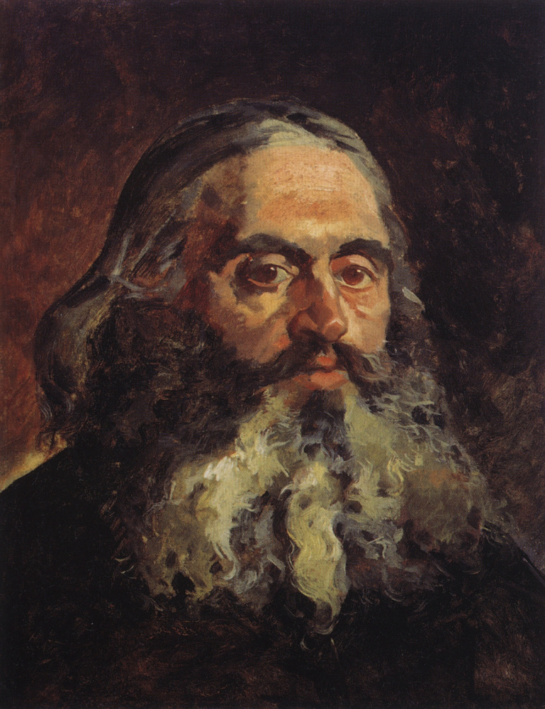 Nikolai Nikolaevich Ge. La tête de l'apôtre André. Etude pour le tableau "la cène"