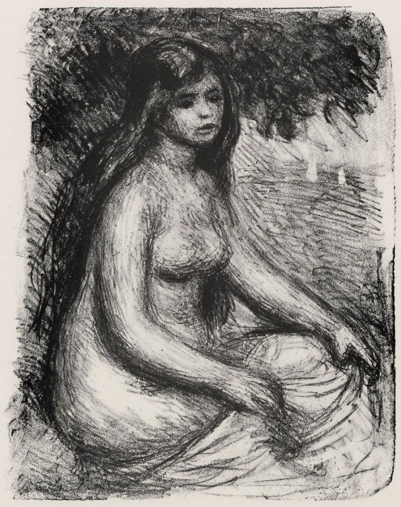 Pierre-Auguste Renoir. Bather