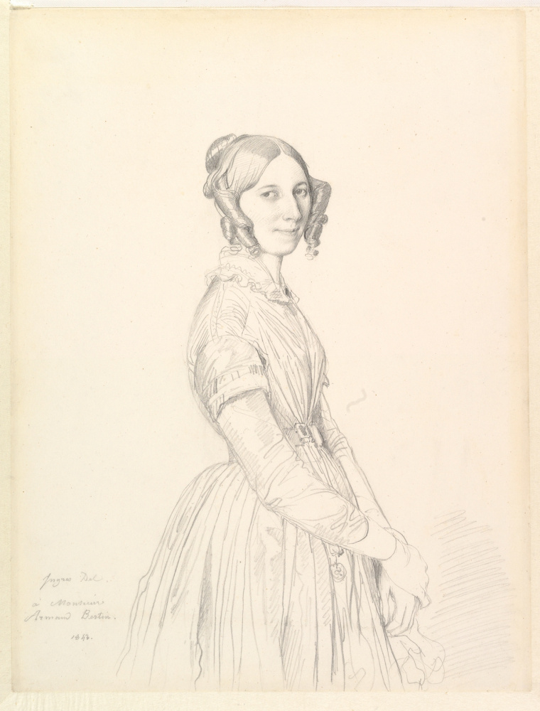 Jean Auguste Dominique Ingres. Madame Бертан