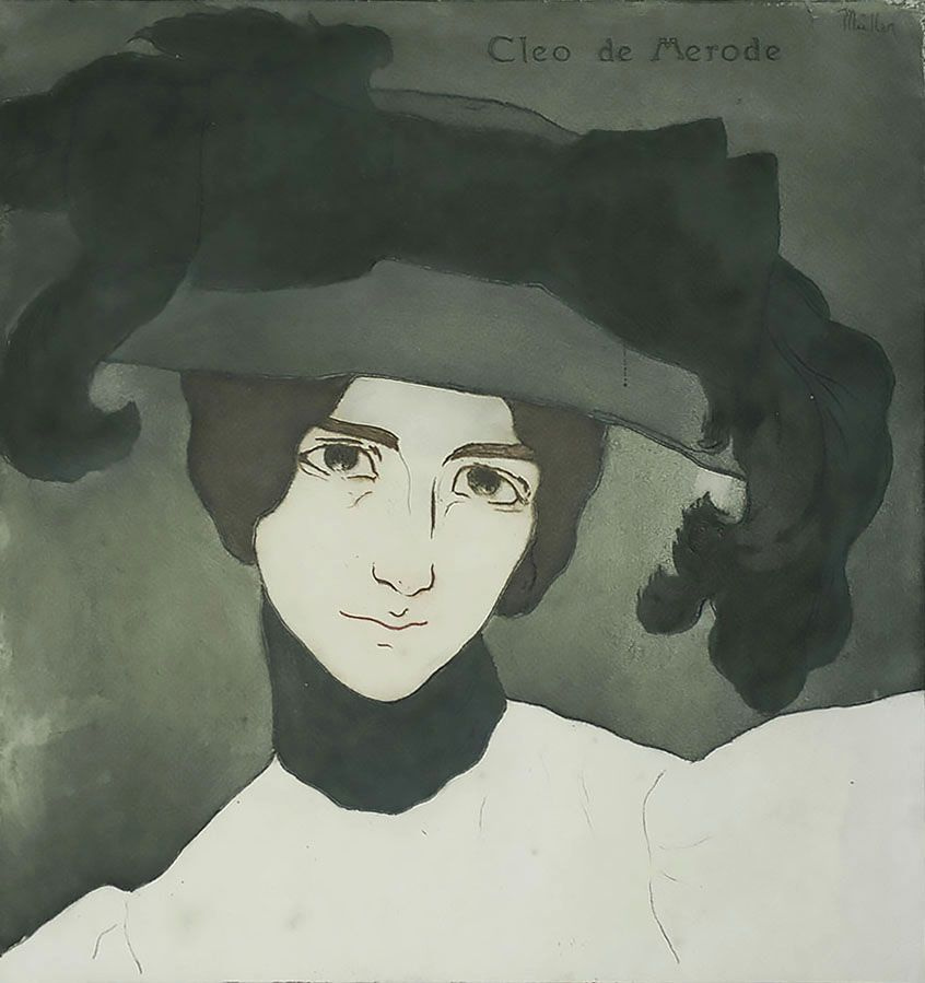 Alfredo Müller. Portrait of Cleo de Merod