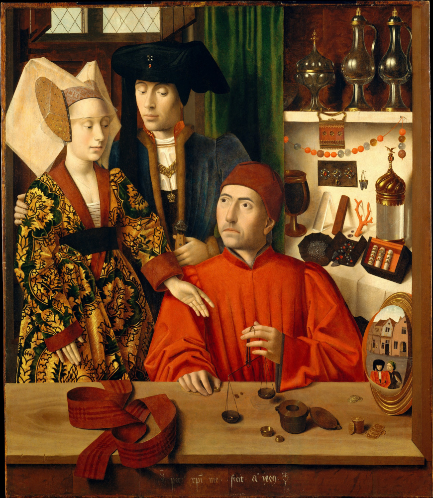 Petrus Christus. A Goldsmith in his Shop (Saint Eligius)