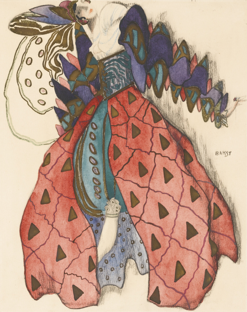 Lev (Leon) Bakst. Costume design for the ballet "Legend of Joseph"