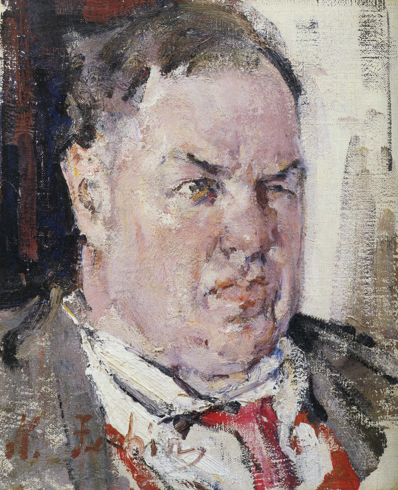 Nicolai Fechin. Portrait Of David D. Burliuk