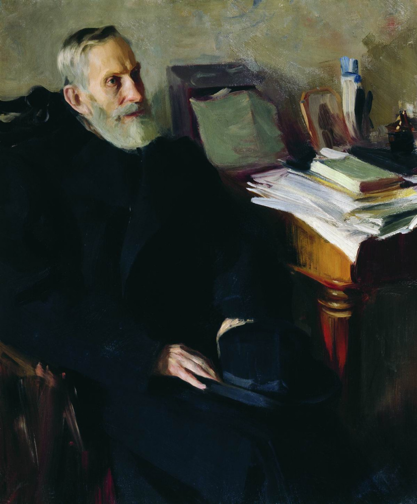 Boris Mikhailovich Kustodiev. The portrait of Stepan Lukic Nicholas, uncle of the artist