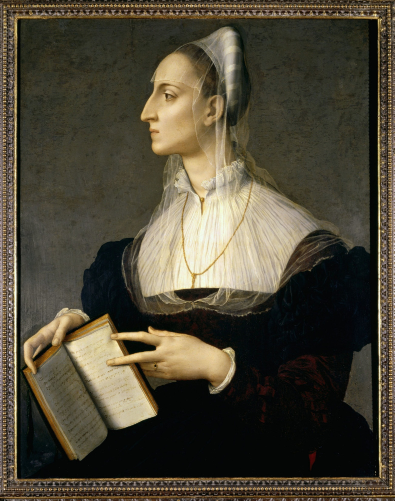 Agnolo Bronzino. Portrait of Laura Battiferri