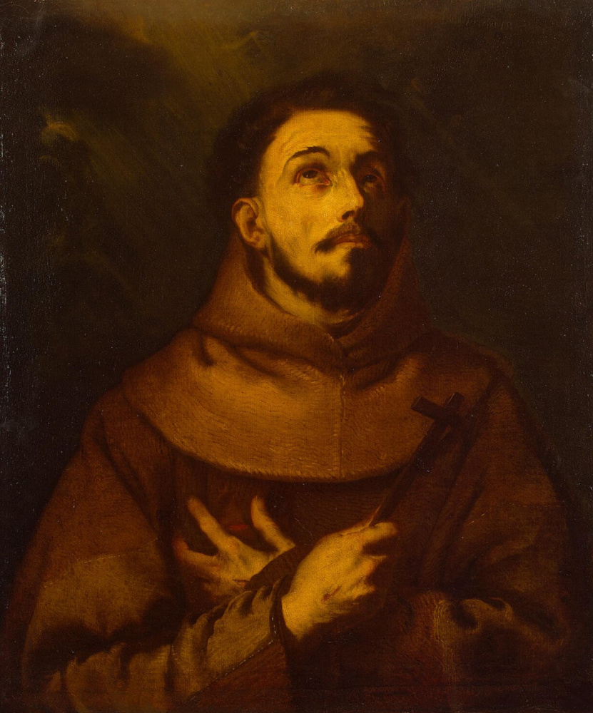 Luca Giordano. St. Francis