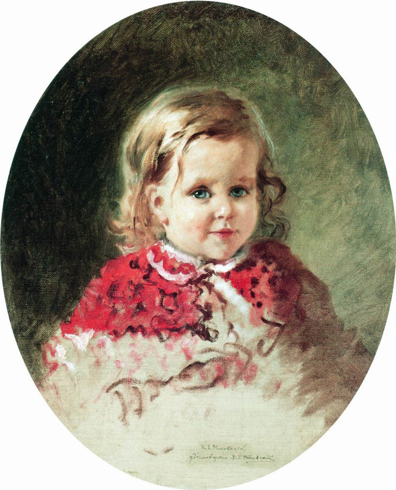 Konstantin Makovsky. Portrait of Zhenya