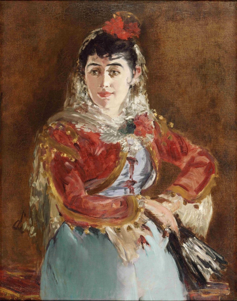 Edouard Manet. Portrait of Emilie Ambre in role of Carmen