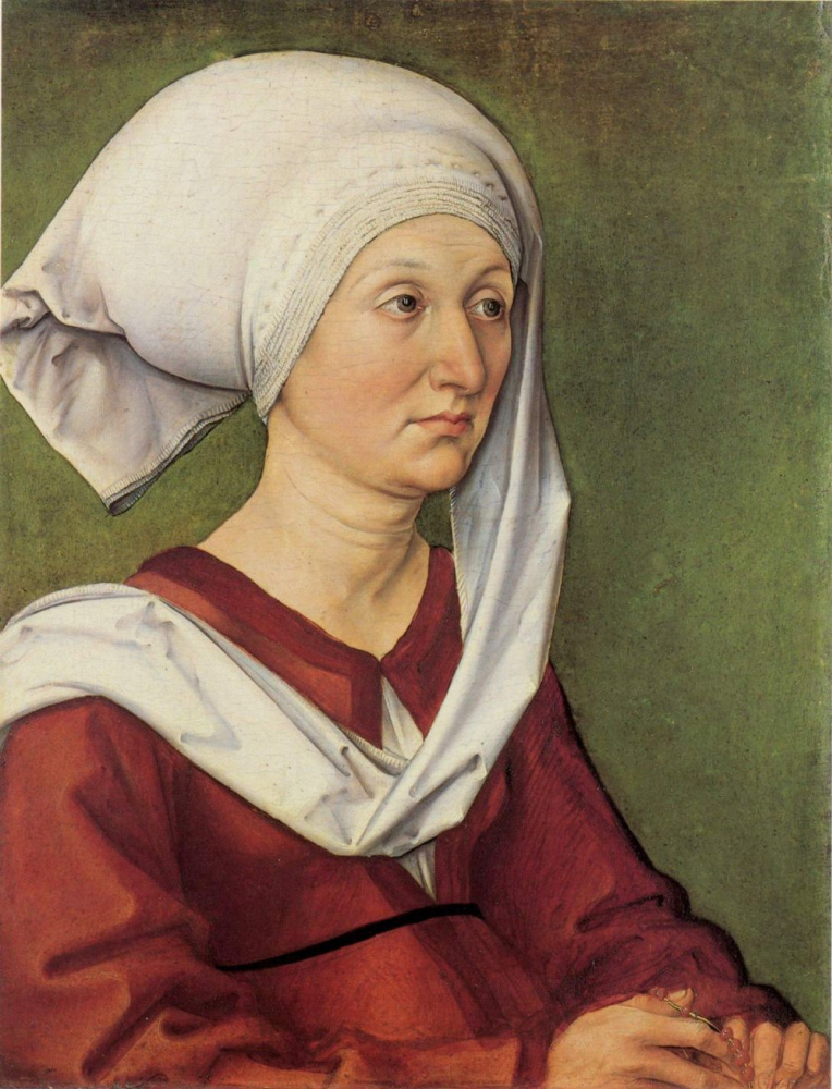 Albrecht Dürer. Portrait of Barbara dürer, née Holper