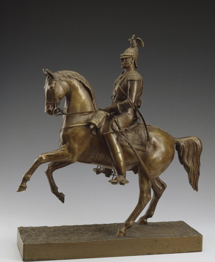 Peter Karlovich Klodt von Jurgensburg. Model of an equestrian statue for a monument to Emperor Nicholas I on St. Isaac's Square in St. Petersburg