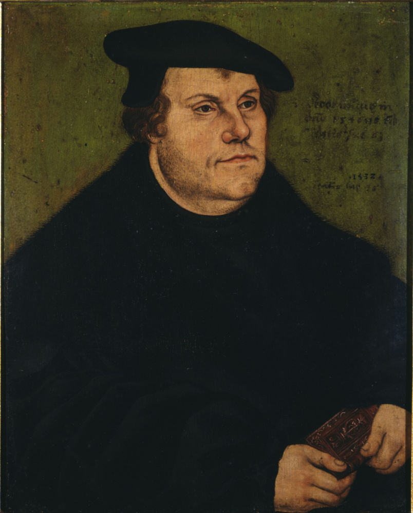 Lucas Cranach the Elder. Portrait Of Martin Luther