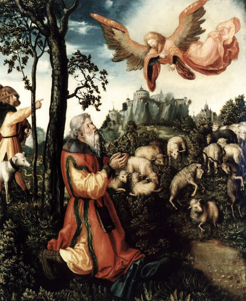 Lucas Cranach the Elder. The Annunciation To Joachim