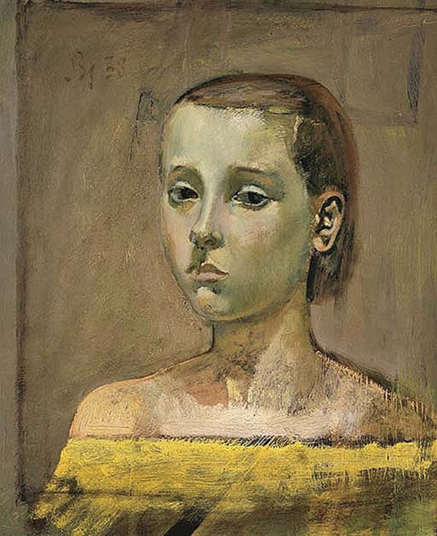 Portrait of Theresa, 1939, 46×55 cm by Balthus (Balthasar Klossovsky de Rola):  History, Analysis & Facts | Arthive