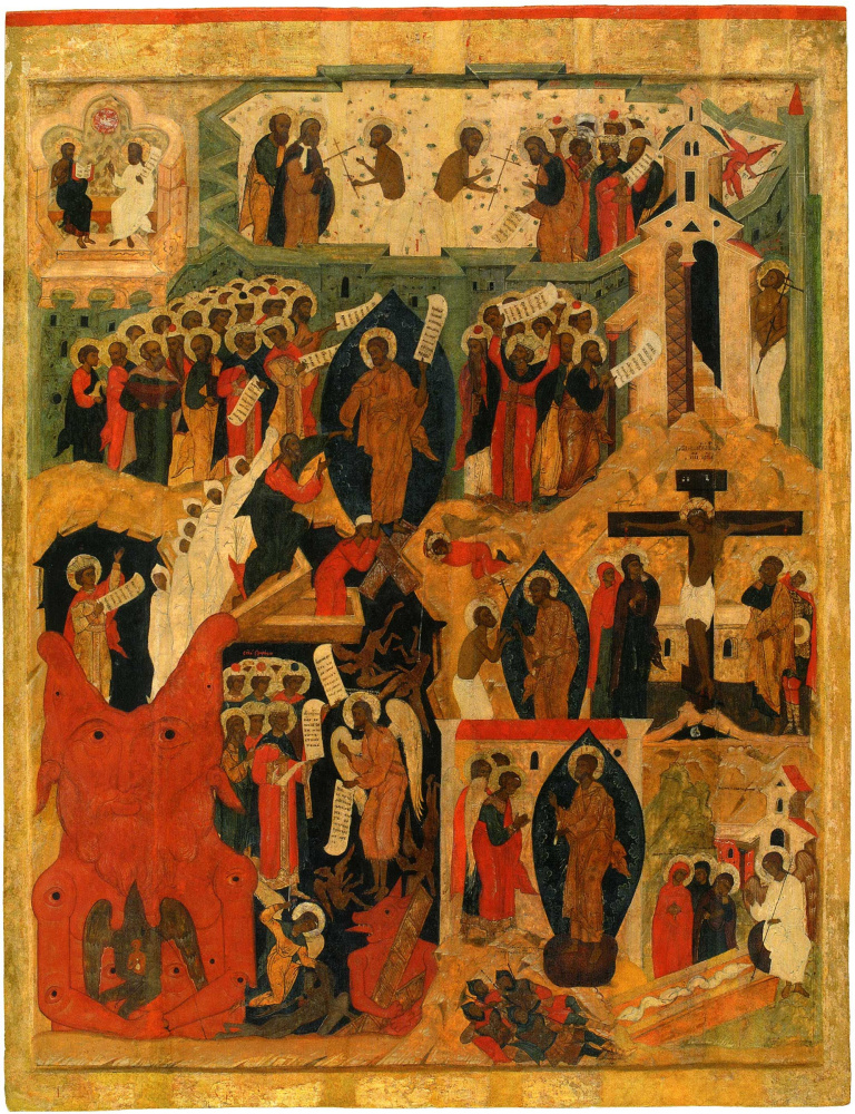 Icon Painting. Sunday. Descent into Hell
