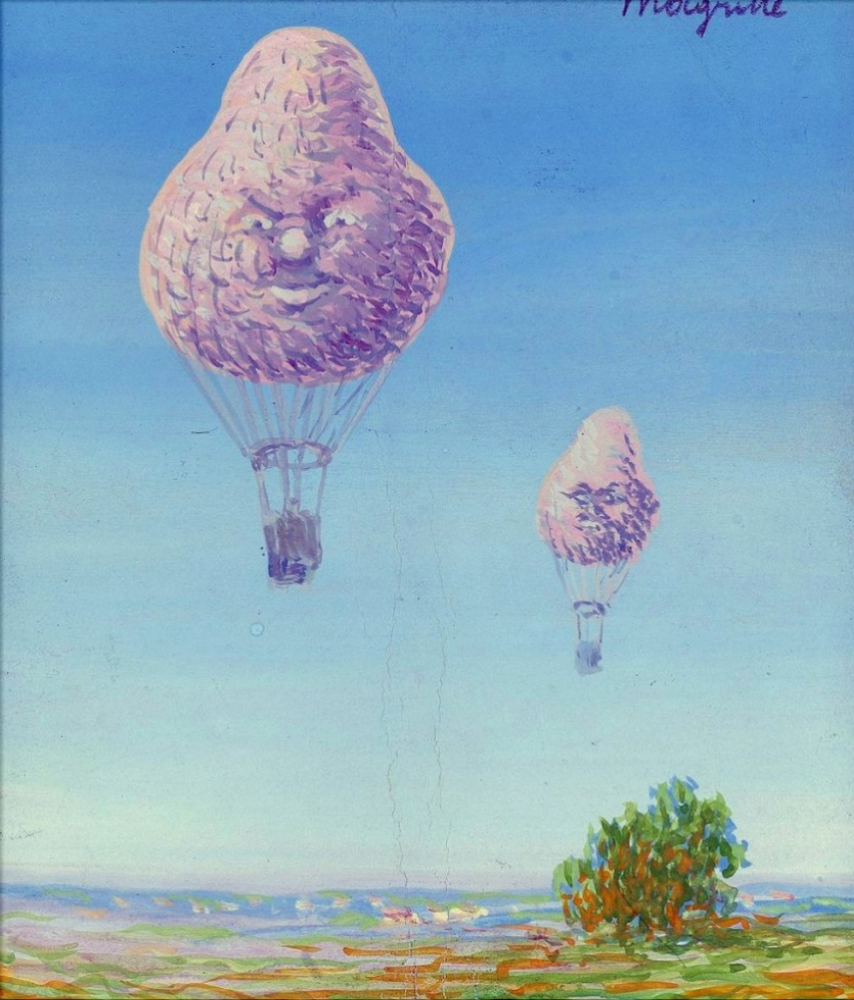 René Magritte. Happy New Year! (La Bonne Année)