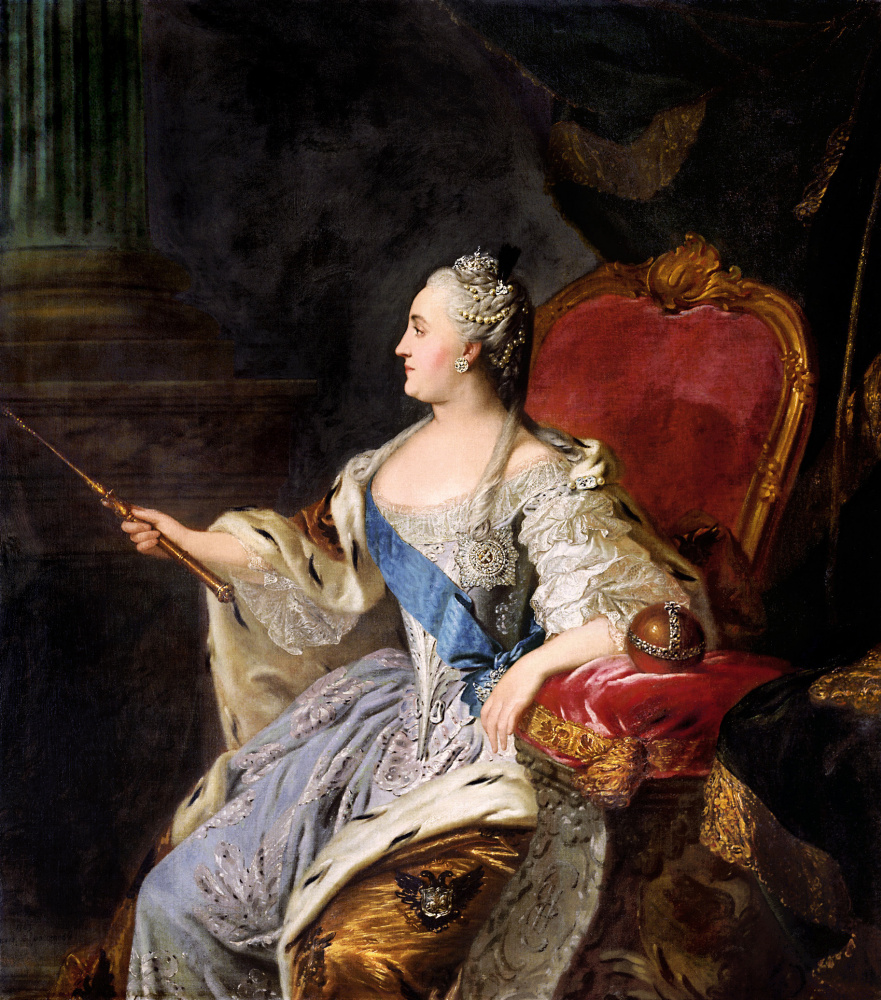 Fedor Stepanovich Rokotov. Portrait of Catherine II