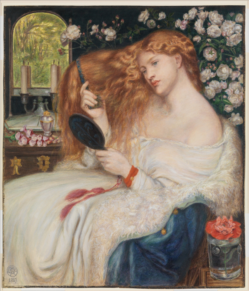 Dante Gabriel Rossetti. Lady Lilith (Aquarellfassung)