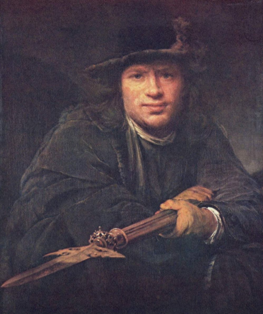 Арт Йоханс де Гелдер. Портрет мужчины с алебардой