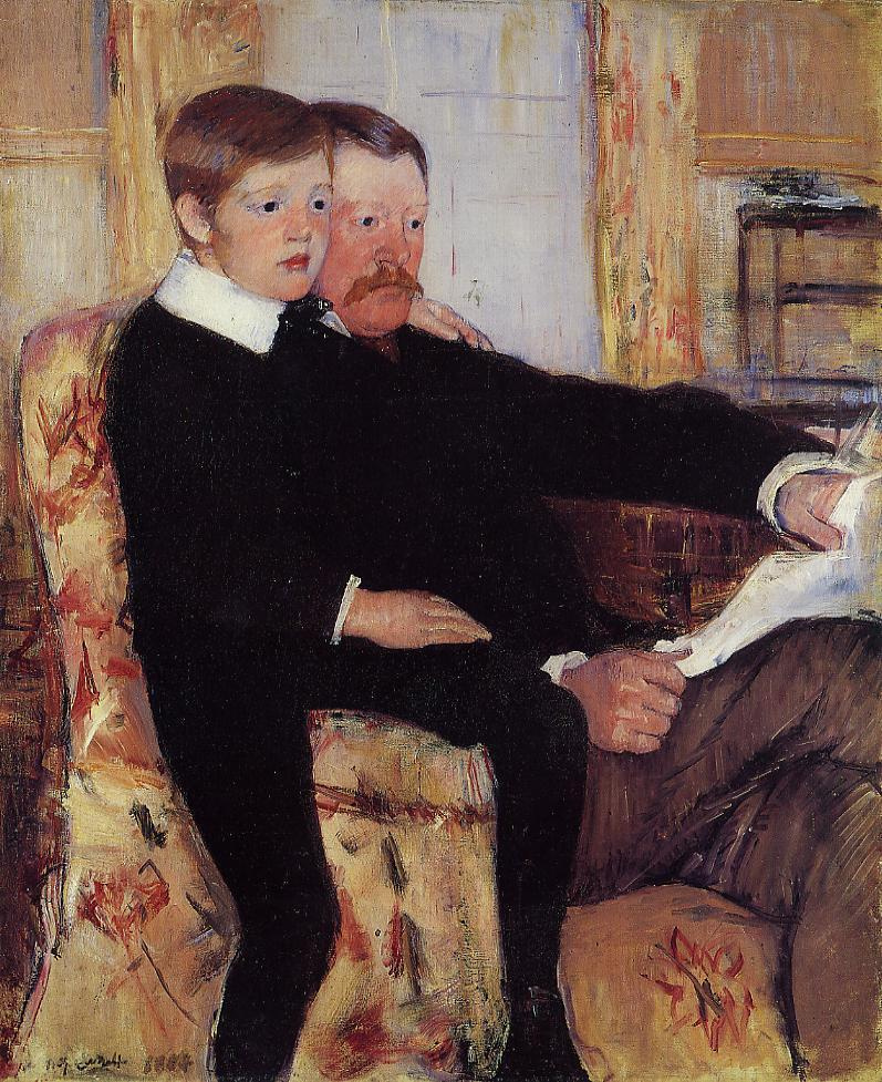 Mary Cassatt. Alexander John. Cassatt and his son Robert Kelso Cassatt