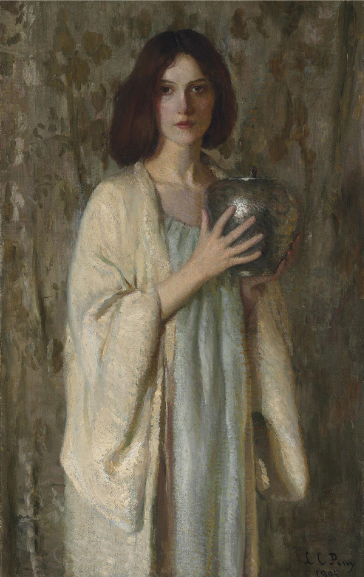 Silver vase, 1905, 74117 cm by Lila Cabot Perry: History, Analysis & Facts  | Arthive
