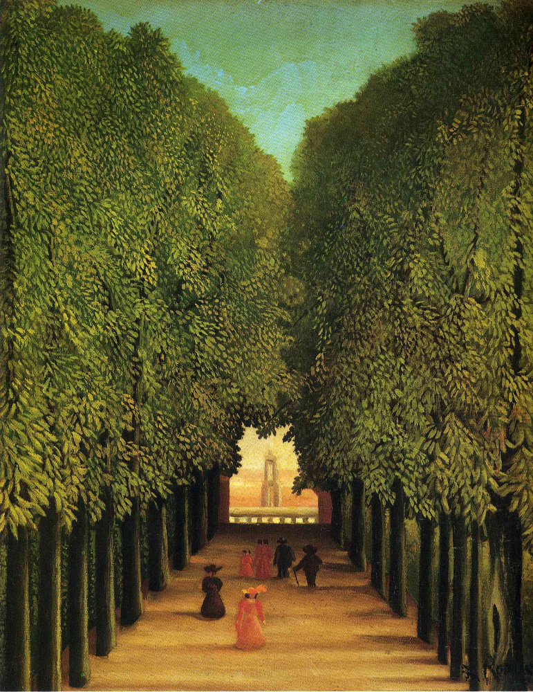 Henri Rousseau. Alley in the Park of Saint-cloud