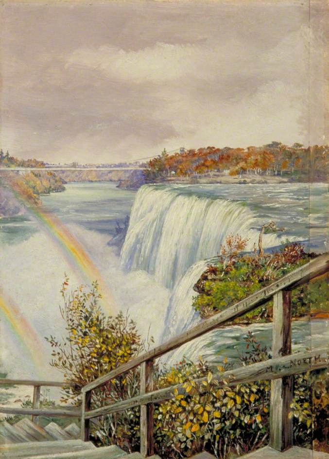 Marianna North. American autumn: a rainbow over Niagara