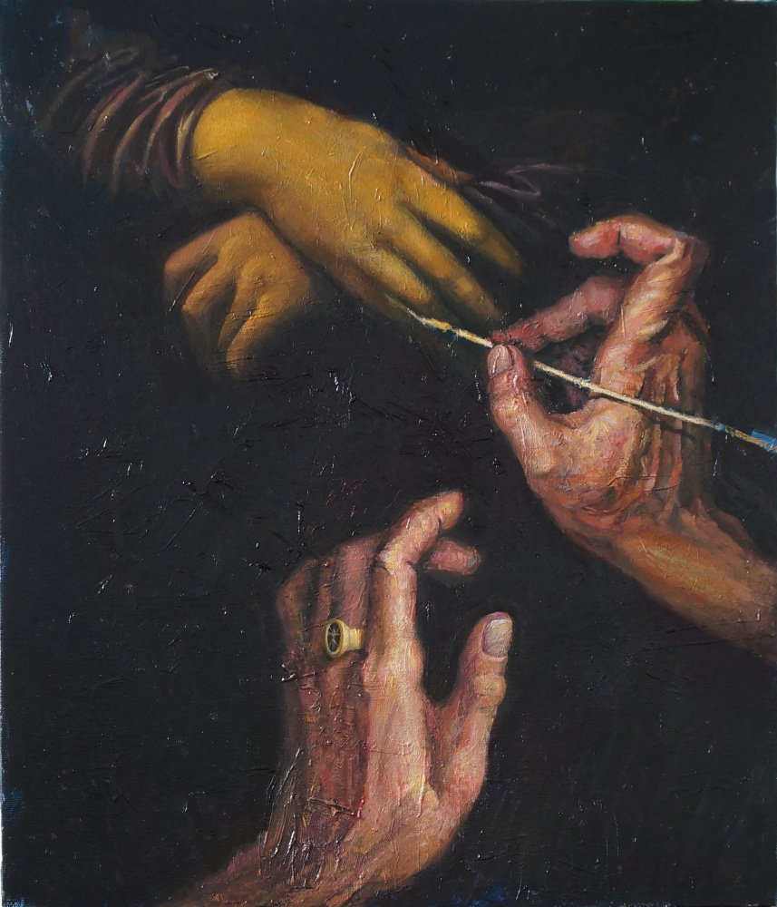 Оксана Кокорина. Series "Hands of the Great. Leonardo"