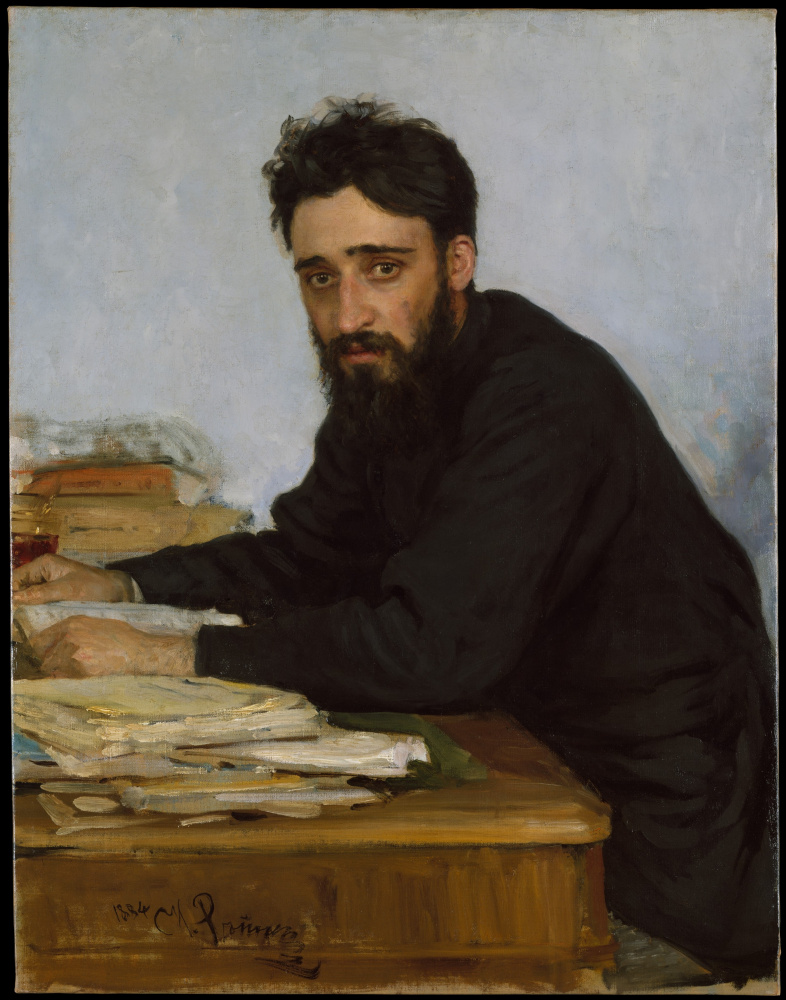 Retrato de Vsevolod Mikhailovich Garshin