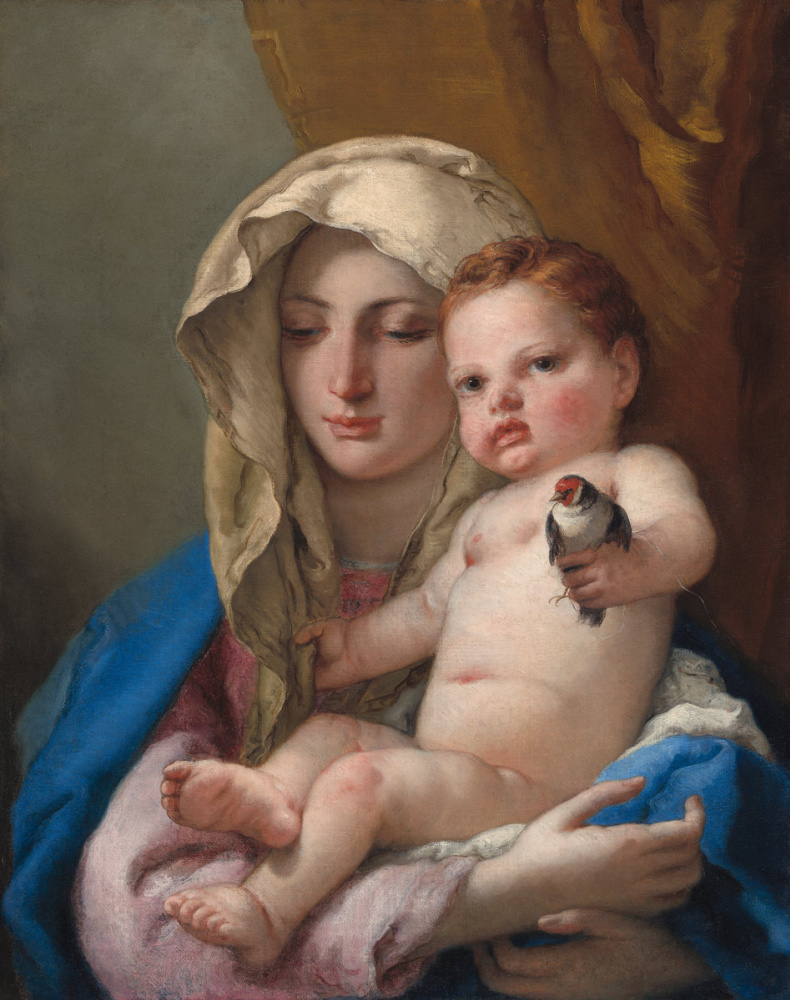Giovanni Battista Tiepolo. Мадонна со щеглом