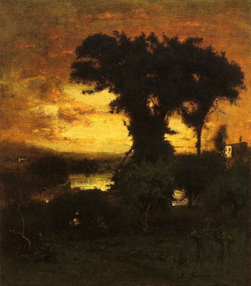 George Innes. Afterglow