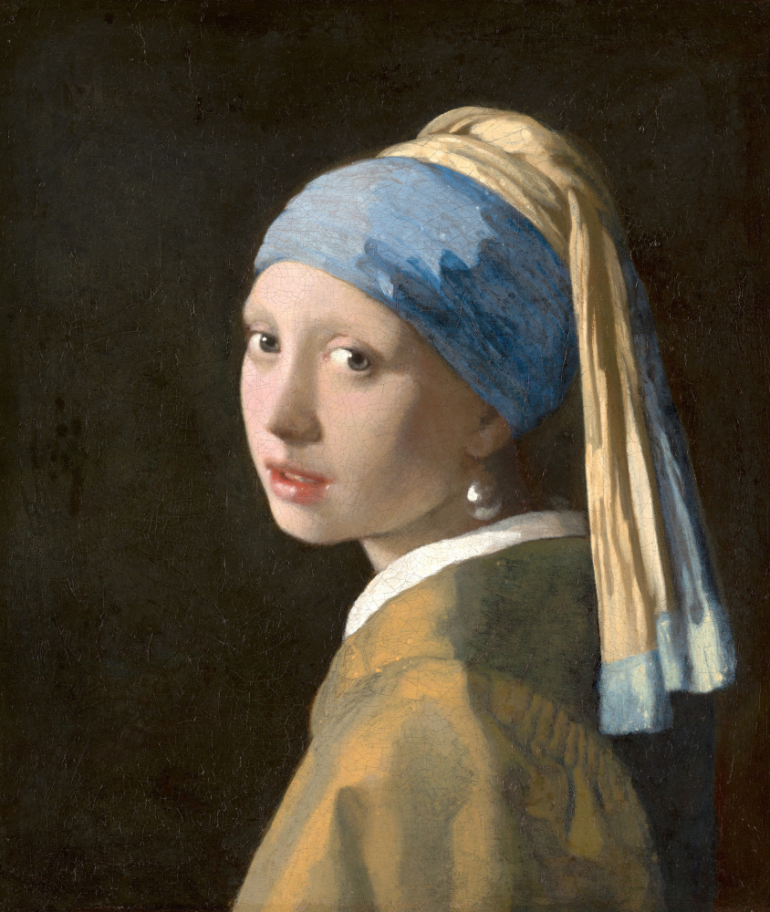 Jan Vermeer. Deklica z bisernim uhanom