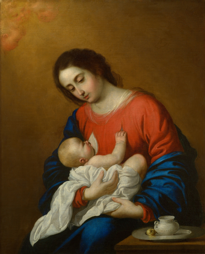 Francisco de Zurbaran. The Madonna and child