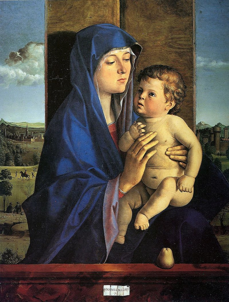 Giovanni Bellini. Madonna and Child (Madonna and Pear)