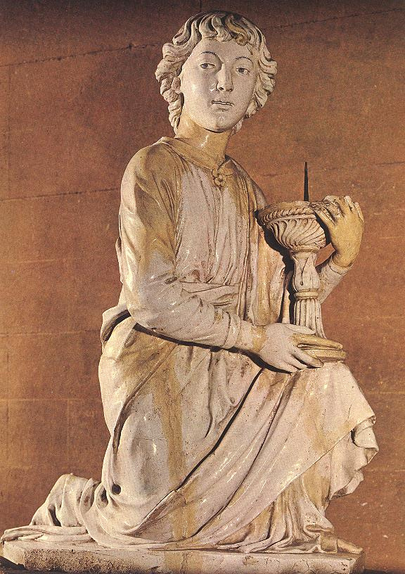 Luca Della Robbia. Angel with candlestick